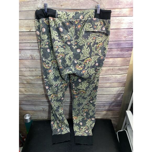 Jordan Craig Legacy Joggers Sweat Pants XXL Mens Black Orange Floral - Picture 3 of 13